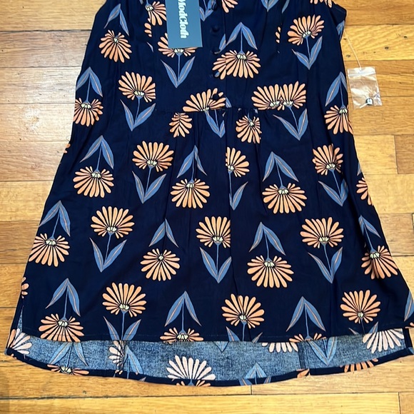 ModCloth Button Front Back Tie Floral Top, size Small - Picture 5 of 11